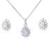 Picture of Crystal Earring Necklace Set - White Zircon Crystal