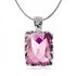 Picture of Zircon Crystal Pendant Necklace - Pink Zircon Crystal